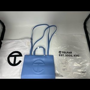 Telfar Blue large bag
